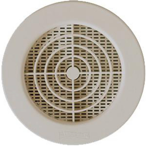 GRILLE RONDE +FERM+MOUST D.100SABLE