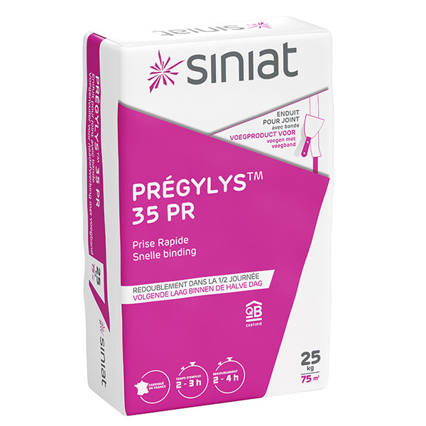 Enduit de jointoiement à prise rapide - PRÉGYLYS 35 PR - sac de 25 KG