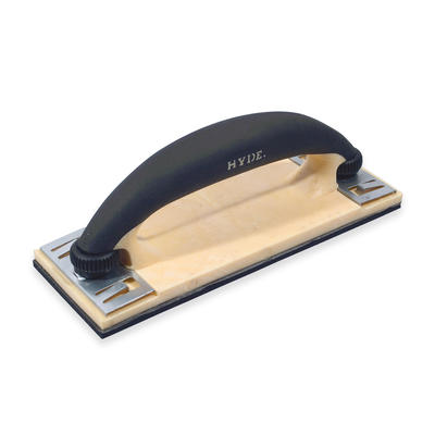 Cale à poncer plate Hyde Maxx Grip pour ponçage placoplâtre - Theard - 8,3 x 23 cm