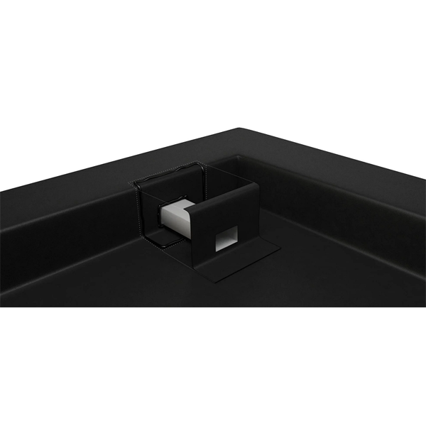 Évacuation latérale rectangulaire eaux pluviales de toitures terrasses - Flag Soprema - Gris clair RAL 7047 - lot de 10