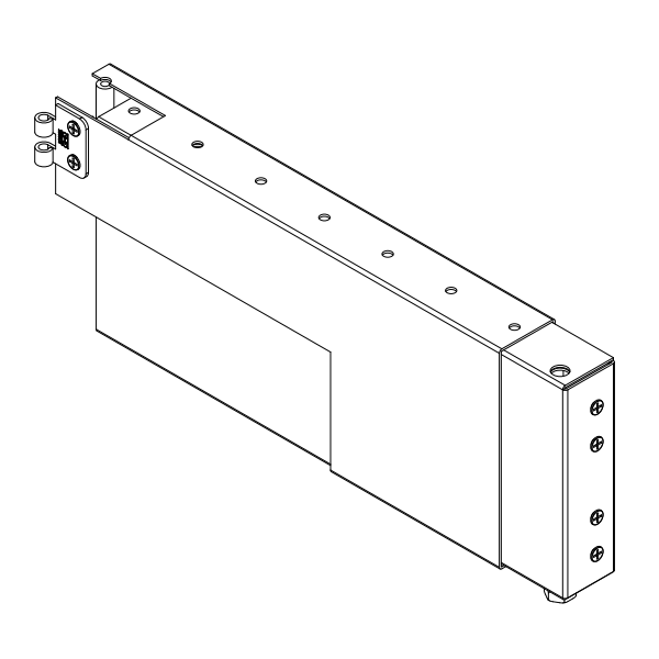 Bras de commande pour grand écoinçon Mantion 1500 G de porte à déplacement latéral Garline