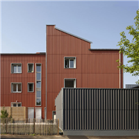 Plaque ondulée 6 ondes en fibres-ciment - Couverture et Façade - P06 Coloronde FR - 1585 x 1095 mm - Vert foncé