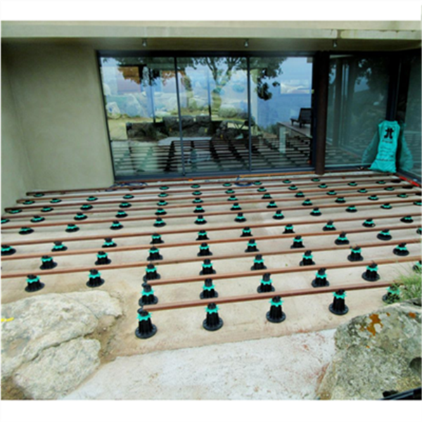 Plot réglable pour terrasse lambourdes - Essentiel Jouplast - Hauteur réglable 140 à 230 MM