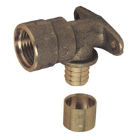 Applique à glissement femelle - Série longue - PER Ø16 - coude femelle 15/21