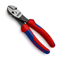 Pince coupante de côté Twin Force Knipex - Longueur 180 mm - Poignées gainées