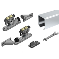 Ensemble SUPCAD185-1 Mantion avec rail de 1.85 m et garniture pour porte de 60 kg