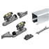 Ensemble SUPCAD185-1 Mantion avec rail de 1.85 m et garniture pour porte de 60 kg