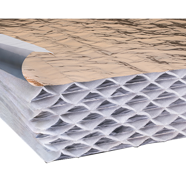 Isolant réflecteur alvéolaire Hybris thermique phonique étanche - R=4,25 m².K/W 2,80 M x 1,20 M ép. 140,00 MM