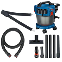 Aspirateur sans fil eau et poussière classe L - Bosch GAS 18V-10 - 18V capacité 6 litres avec accessoires - sans batterie ni chargeur
