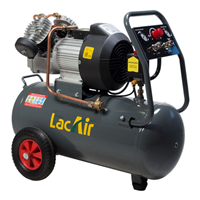Compresseur Lacair MaxAir 20/50 monophasé 50 litres - Air restitué 12,8  m3/h 3.5 CV 10 bar