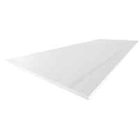 Plaque de plâtre incombustible classe A1 - Prégyflam BA13 - 2,50 M x 1,20 M - ép. 13,0 MM