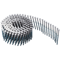 Clou annelé en rouleau n°50 Rapid BB incliné à 15° - tête pleine - fil clair acier - longueur 75 mm - boîte de 2700