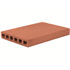 Carré perforé en terre cuite - Terreal CH05 - 40,0 CM x 28,0 CM - ép.5,00 CM - Rouge