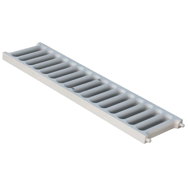 GRILLE CANIVEAU RENFORCE 130X500 GRIS