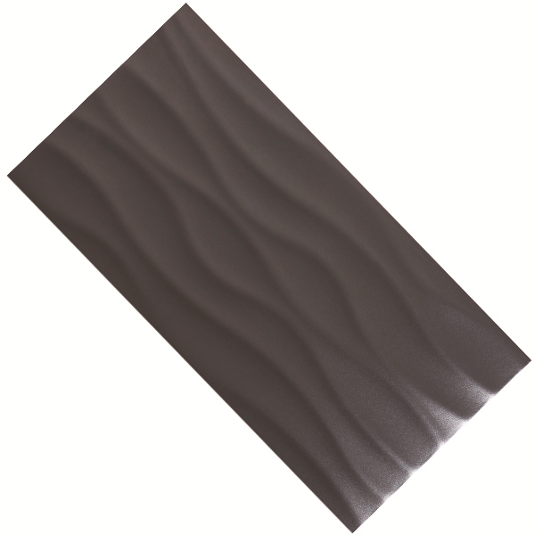 Faïence murale TRENDY WAVE EDILIS - Smoke - 50 CMx25 CM Ép.7,40 MM