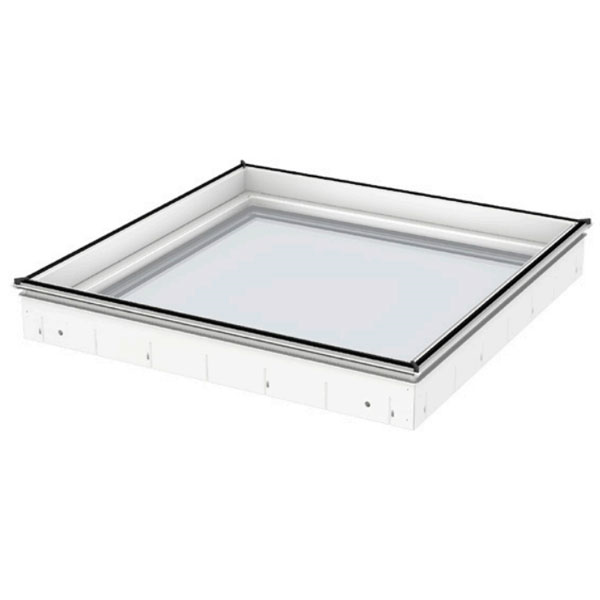 Fenêtre pour toit plat fixe Velux CFU 20Q - Double vitrage - 100 x 100 cm
