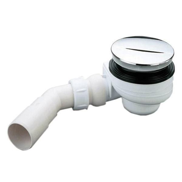 Bonde receveur de douche Turboflow Nicoll - Sortie orientable - Bonde 90 mm - Polypropylène et ABS