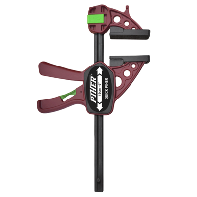 Serre-joint modèle rapide Quick - PIHER - Tige 8 x 3 mm Saillie 8 cm - longueur 45 cm