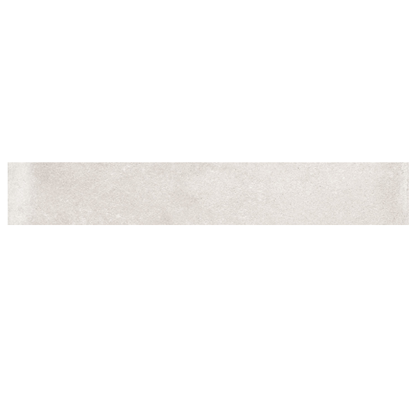 Plinthe carrelage intérieur grès cérame émaillé Vinzennes - 45,0 CM x 7,4 CM - Blanco