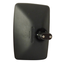 Coupelle rétroviseur réversible pour engins agricoles - Dimensions 155 x 245 mm - Noir