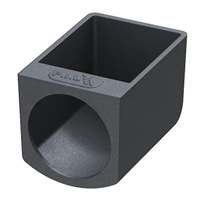Sabot de gargouille en fonte 185 x 128 mm - hauteur 126 mm - Sortie ∅ 104 mm