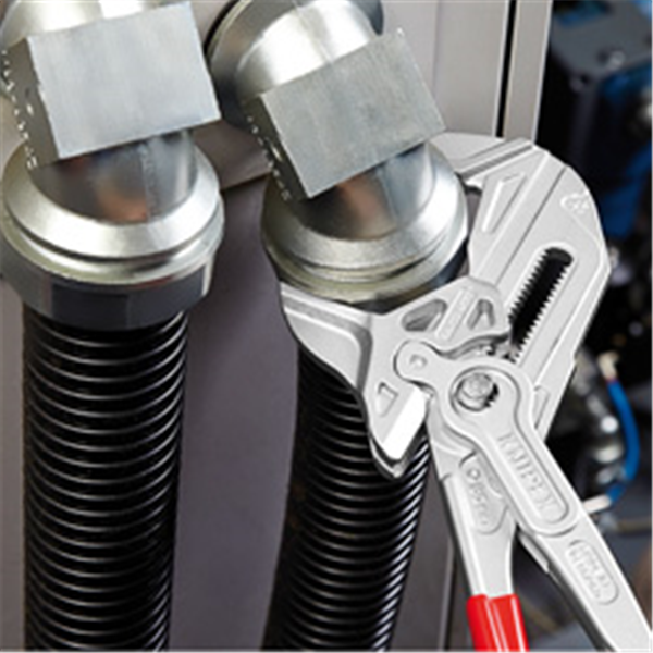 Pince-clé XL nickelée Knipex longueur 400 mm