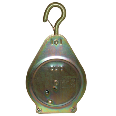 Poulie type Clic crochet avec linguet de sécurité pour cordage de 20 à 26 mm CMU 100 kg