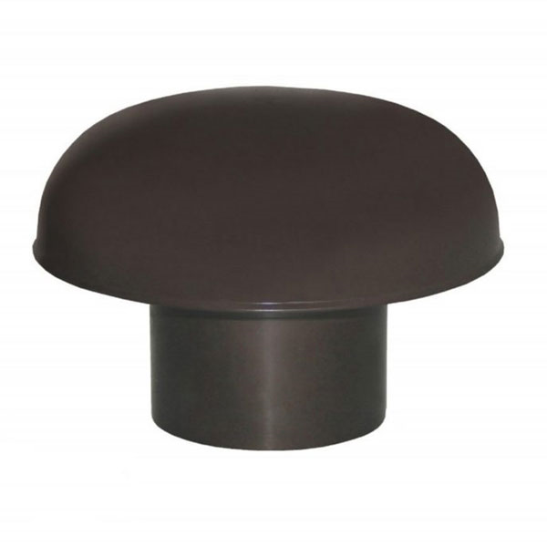 CHAPEAU DE VENTIL/MOUSTIQUAIRE DIAM 100 MARRON