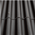 Plaque ondulée 6 ondes en fibres-ciment - Couverture et Façade - P06 Coloronde FR - 1585 x 1095 mm - Noir graphite