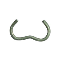 Agrafe Omega 20 pour pose de clôture et grillage - Edma - Acier galvanisé - Boîte de 200 pièces