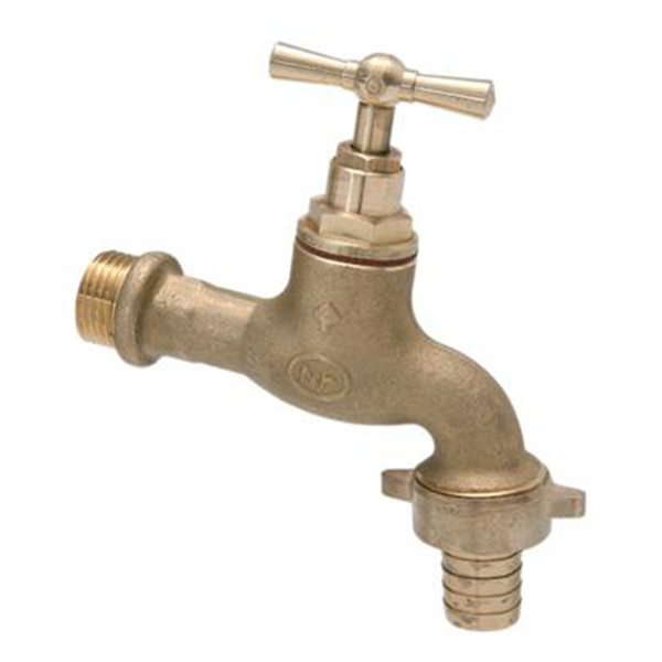 Robinet de puisage à potence brut - Mâle 3/4" - Raccord au nez 1