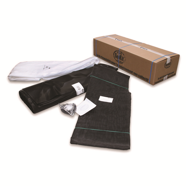 GEOKIT FILTRE A SABLE DRAINE PEBD 0,4 mm - 5 m x 5 m