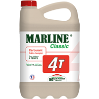 Carburant prêt à l'emploi pour moteurs 4 temps - Marline Classic 4T - Super carburant 95E5 + additif - Bidon de 5 litres