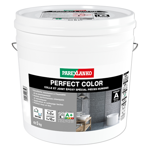 joint carrelage epoxy perfect color 5kg/kit anthracite