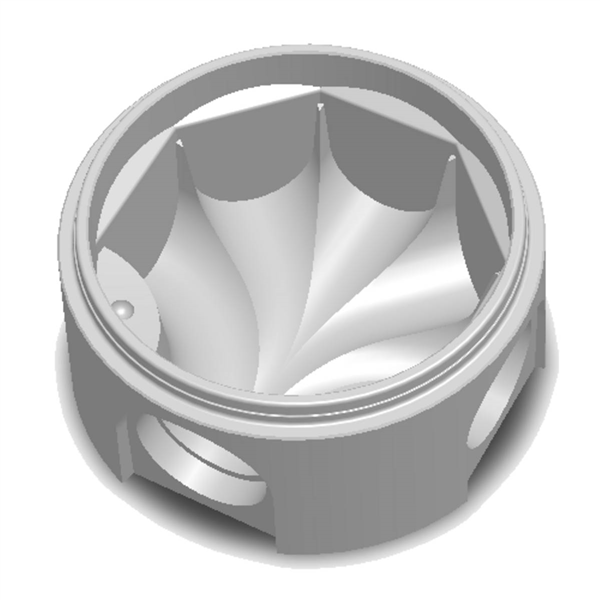 Fond regard EU PRO Ø1000 - MULTI 5 entrées pour 315 PVC/300 FTE - NF