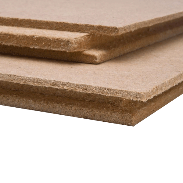 Panneau fibre de bois Agepan DWD Protect - Contreventement, Pare-Pluie et Sous-Toiture - 2515 x 640 mm - ép.16 mm - rainure et languette