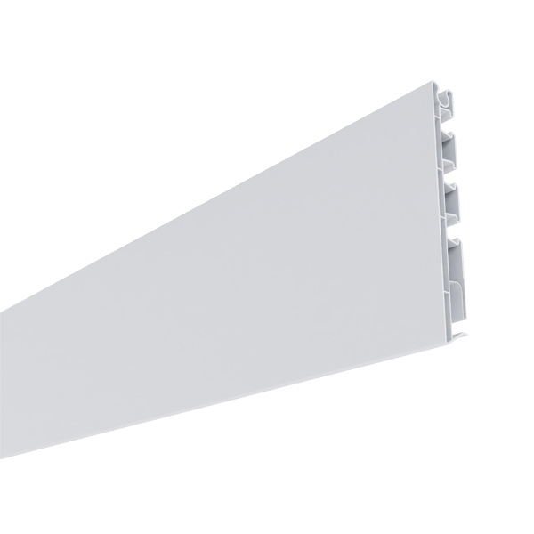 Planche de rive PVC Rivepro pour débord de toit - Blanc - Hauteur 200,00 MM - Long. 4,00 M