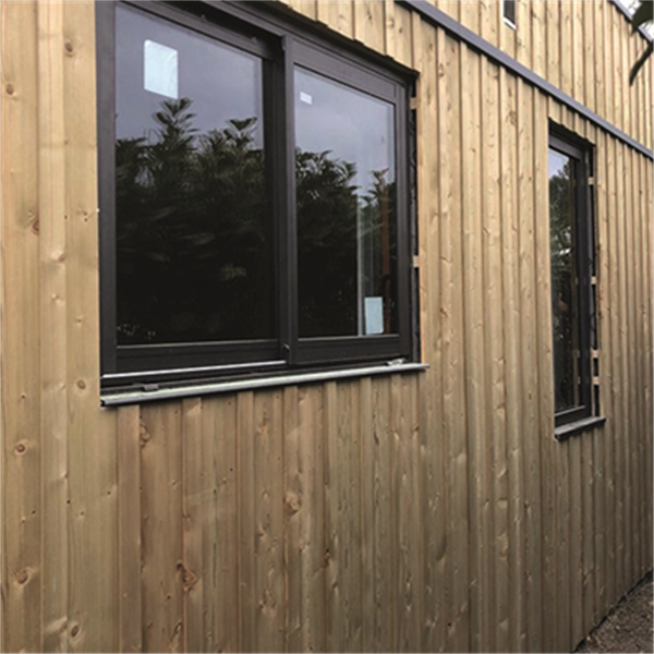 Bardage à emboîtement Treignac en sapin du Nord traité classe 3 marron - 180 MMx27 MM - longueur 4,20 M