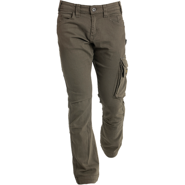 Jean de travail Rica Lewis stretch multi-poches kaki - Taille 48