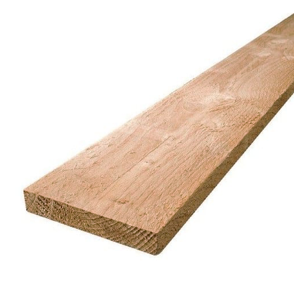 Volige brute en Sapin - Calibrée et Traitée Classe 3 Marron - 18 x 200 mm - longueur 3,00 M
