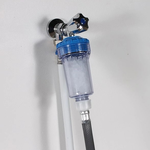 Station anticalcaire de machine à laver ou lave vaisselle - Noyon et Thibault - À visser entre robinet et flexible