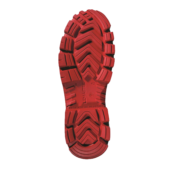 Chaussure de sécurité haute Lemaitre Varadero cramponnée semelle rouge S3 – Taille 41