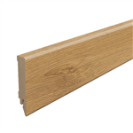 Plinthe MDF pour parquet stratifié Egger - Hauteur 80 mm - Ép.14 mm - Longueur 2,40 m - Chêne du Nord Naturel