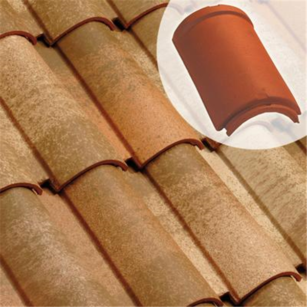 Tuile faîtière/arêtier 1/2 rond à emboîtement grand modèle - 702 Edilians - Terre d'Adhémar