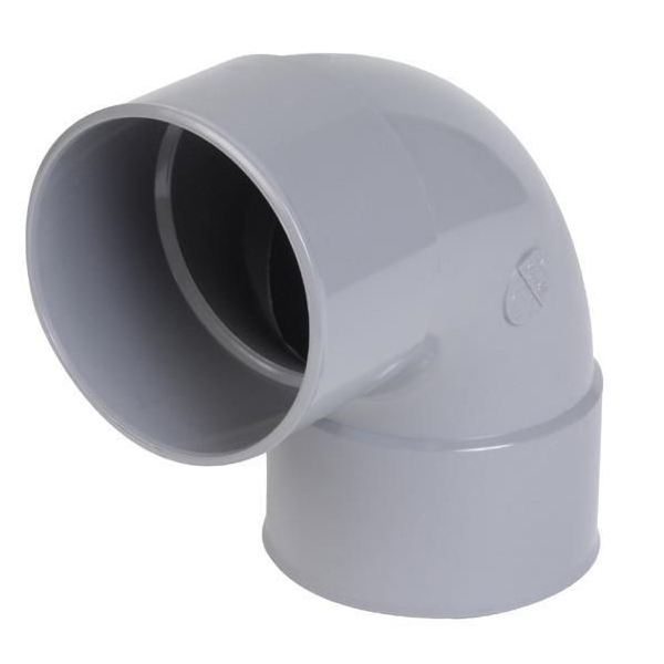 Coude PVC à coller Femelle - Femelle 87° Diamètre 63 mm