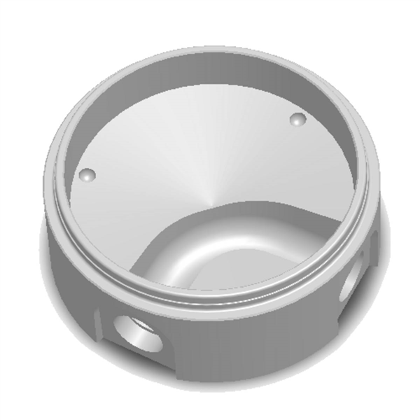 Fond de regard EU PRO Ø1000 - Entrée 90° pour 160 PVC / 150 FTE - NF