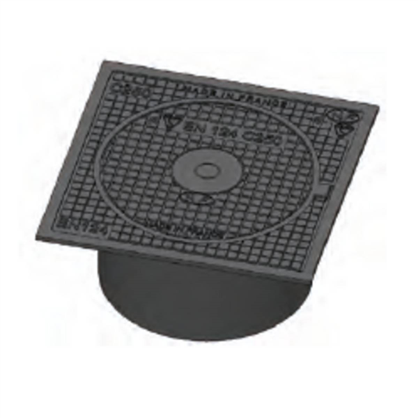 REG BT BRAN B125 500X500 PVC D400