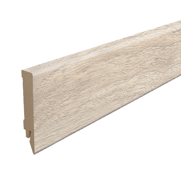 Plinthe MDF pour parquet stratifié Egger - Hauteur 80 mm - Ép.14 mm - Longueur 2,40 m - Ashcroft Wood