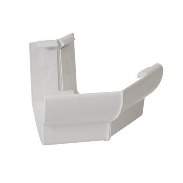 Angle de gouttière extérieur Ovation Nicoll - Longueur 88 mm - Angle 135° - Techtan Blanc