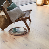 Parquet flottant contrecollé en chêne Authentique Huile bois naturel Diva - 184 mm x 12,00 mm - long. variable